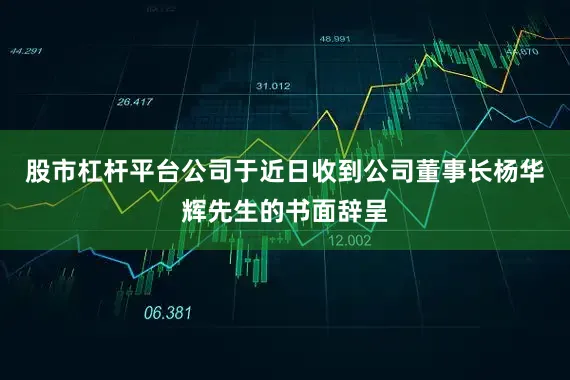 股市杠杆平台公司于近日收到公司董事长杨华辉先生的书面辞呈